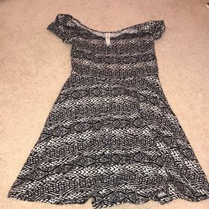 Printed b&w dress from Aeropostale